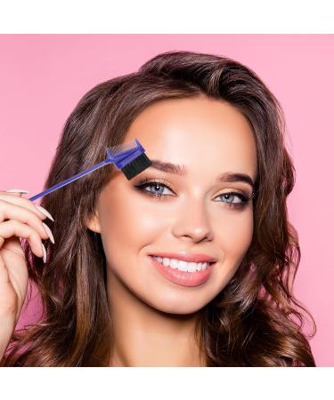 VOCOSTE Dual Comb Eyebrow Brushes - Eyelash & Eyebrow Travel Makeup Tool for Women | Blue 6.77" | International Shipping Available - Buy Online on GoSupps.com