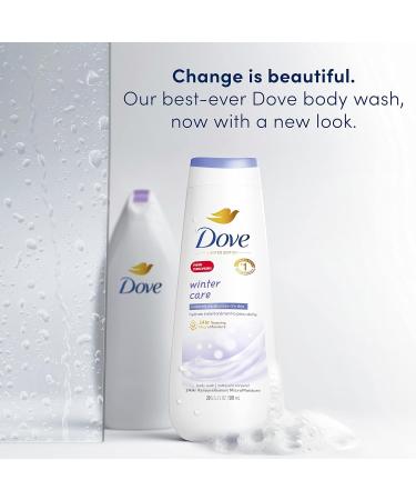 Dove Limited Edition Body Wash Winter Care 4 Count for Renewed, Healthy-Looking Skin with 24hr Renewing MicroMoisture Gentle Cleanser Instantly Moisturizes Dry Skin 20 oz - Buy Online on GoSupps.com