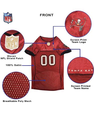 NFL Tampa Bay Buccaneers XX-Large Dog Jersey - Licensed Football Costume for Pets - Buy Online on GoSupps.com