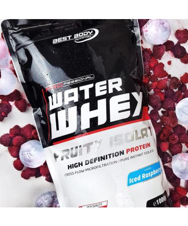 Best Body Nutrition Professional Water Whey Fruity Isolate Iced Raspberry 1kg | International Shipping Available - Buy Online on GoSupps.com