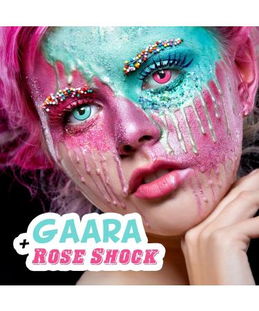 Buy Funnylens Colored Cosplay Contact Lenses - Rose Shock | Perfect for Carnival & Costumes - Free Lens Container Included - Buy Online on GoSupps.com