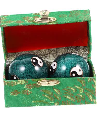 Ultechnovo 4-Piece Metal Massage Handball Roller Set - Stress Relief Balls for Adults | Premium Chinese Massage Balls - Buy Online on GoSupps.com