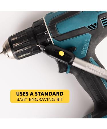 General Tools Cordless Engraving Pen - Diamond Tip Metal Etching Tool for Toys, Sporting Goods, Glass Gifts - Buy Online on GoSupps.com