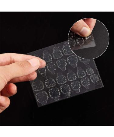 48PCs False Nails Tips Kit - Artificial Fake Toenails & Fingernails with Double-Sided Glue Stickers (Red & Black) | International Shipping - Buy Online on GoSupps.com
