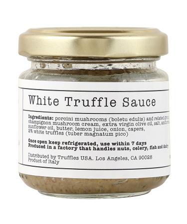 TRUFFLES USA White Truffle Sauce 2.82 oz - Imported from Italy - Specialty Food - Buy Online on GoSupps.com