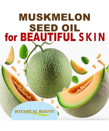 Buy 100% Pure Muskmelon Seed Oil - Natural Cold-Pressed Carrier Oil for Face Skin Hair | Rich in Vitamin E & C - 1 Fl oz | Botanical Beauty - Buy Online on GoSupps.com