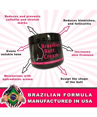 Brazilian Lift Cream for Cellulite - Firm & Lift Skin - 226ml/8oz - All Skin Types - Buy Online on GoSupps.com