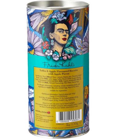 Frida Kahlo | Pure Butter Toffee Apple Crunch Biscuits Gift Tube 150g - Buy Online on GoSupps.com