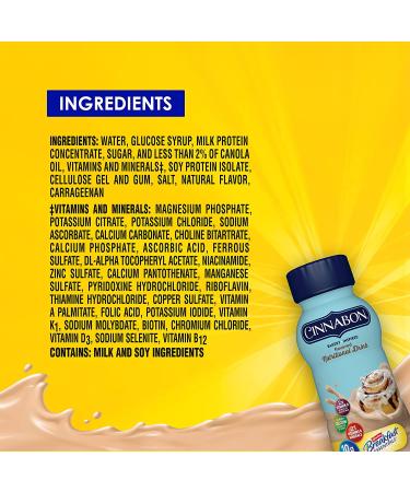 Carnation Breakfast Essentials Cinnabon Nutritional Drink 8 fl oz - Pack of 6 - Buy Online on GoSupps.com