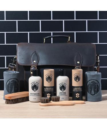Complete Leather Cleaner & Conditioner Kit - Revitalize & Protect Leather - Made in USA - International Shipping Available - Buy Online on GoSupps.com