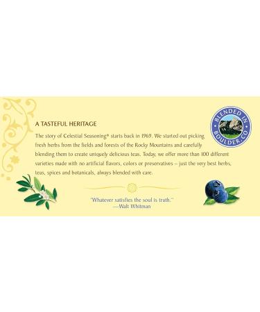 Celestial Seasonings True Blueberry Herb Tea 20 ct - Buy Online on GoSupps.com