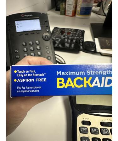 Backaid Max - Fast Relief for Back Pain | 28 Count - International Shipping Available - Buy Online on GoSupps.com