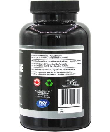 Vegan friendly Carnitine capsules 667mg 180 count to boost muscle recovery repair tissue performance and delay fatigue during physical activity. - Buy Online on GoSupps.com