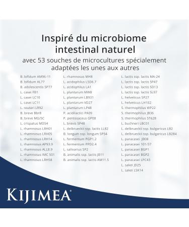 Kijimea K53 Advance G lules de bact ries intestinales haut dosage | 53 souches de microcultures s lectionn es dans la flore intestinale | avec biotine | 500 milliards d UFC par bo te 28 g lules 28 unit (Lot de 1) - Buy Online on GoSupps.com