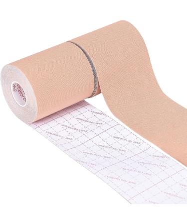 Gstream 3 Pack Tan Kinesiology Tape | Water Resistant Adhesive Sport Tape for Muscle Support | Pain Relief | Latex Free Cotton Elastic Tape for Joints | 3in x 5.5yd - Buy Online on GoSupps.com