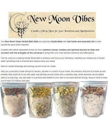 Uncrossing Herbal Spell Bath Salts - Remove Hexes, Evil Eye, and Curses - Protection Ritual with Essential Oils and Botanicals - Buy Online on GoSupps.com