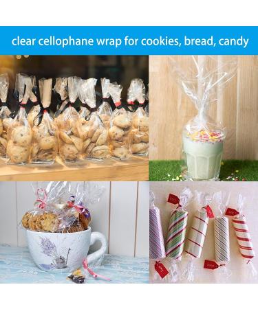 Clear Cellophane Wrap Roll - 86CM x 45M | 3 Mil Thick Transparent Film for Baskets, Flowers, and Gifts - Buy Online on GoSupps.com