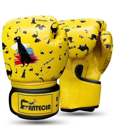 Fantecia children boxing kickboxing training gloves 6 oz weight boxing gloves for children aged 3-8 years youth boxing training gloves for punching bag.4Oz