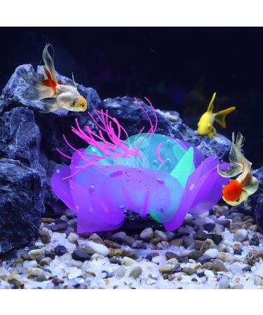 Buy VOCOSTE Purple Aquarium Simulation Coral Water Flower - Realistic Silicone Decoration for Aquariums | International Shipping Available - Buy Online on GoSupps.com