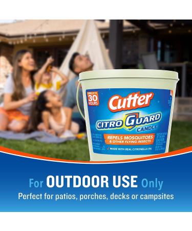 Cutter 95783 Citronella Candle | Long-Lasting Outdoor Protection | Pack of 1 | Tan Color - Buy Online on GoSupps.com