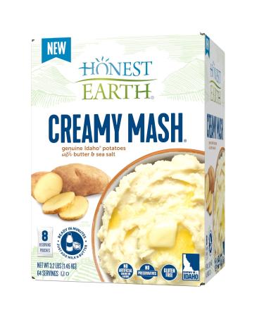 Honest Earth Creamy Mash Potatoes 6.4 oz (Pack of 8)