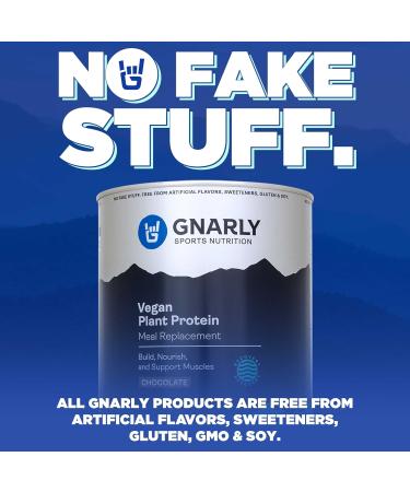 Gnarly Nutrition Vegan Plant Protein Chocolate Vegan Protein Powder NSF Sport Certified Meal Replacement Daily Nutritional Boost Lactose Free Powder Chocolate 28.2 oz Chocolate 2 Pound (Pack of 1) - Buy Online on GoSupps.com