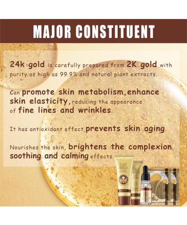 Skin Care Sets & Kits - Skin Care for Teenage Girls Gifts - 24K Gold Anti Aging Pamper Sets for Women-Smooth Moisturize & Clean Pores Skincare Set -Cleanser-Serum-Peel Off Mask-Eye Mask All Skin Types - Buy Online on GoSupps.com