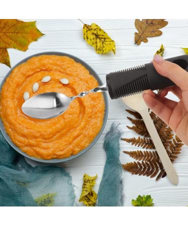 Elderly Tableware Handicapped Fork Spoon Angled Grip Spoon Disability People Elderly Aid Utensils Scoop Cutlery Feed Stainless - Buy Online on GoSupps.com