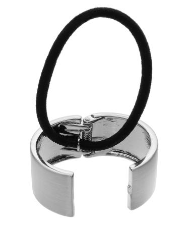 L. Erickson Brushed Silver Metal Cuff Ponytail Holder - Buy Online on GoSupps.com