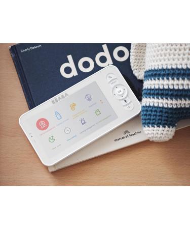 Buy B aba 2-in-1 Baby Monitor - HD Camera Night Vision App Control | Zen Premium White - Buy Online on GoSupps.com