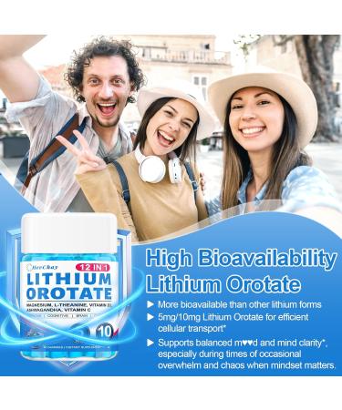 Liposomal L-Lysine Liquid + Lithium Orotate Gummies Bundle | Immune Support & Cognitive Health Supplement Combo for Adults & Kids - Buy Online on GoSupps.com