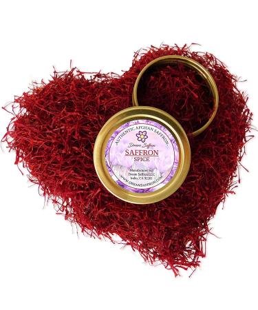 Dream Saffron Premium All-Red Afghan Saffron Threads - 1.0 Gram - Grade A+ Super Nagin Saffron for Cooking, Persian Tea, Paella & Risotto - Buy Online on GoSupps.com