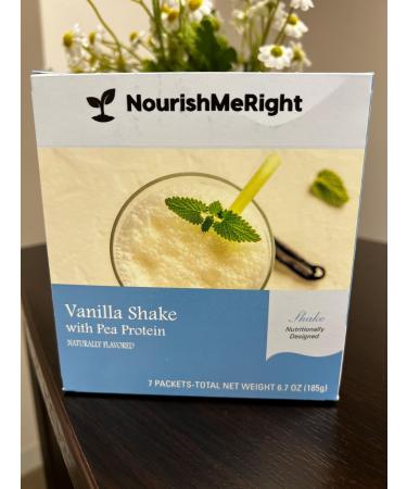 Generic Protein Shake - NourishMeRight (Vanilla) 1 Ounce (Pack of 1) Vanilla 1 Ounce (Pack of 1)