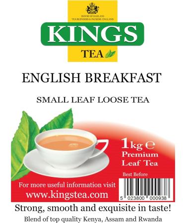 KINGS TEA ENGLISH BREAKFAST LOOSE TEA 1KG - Buy Online on GoSupps.com