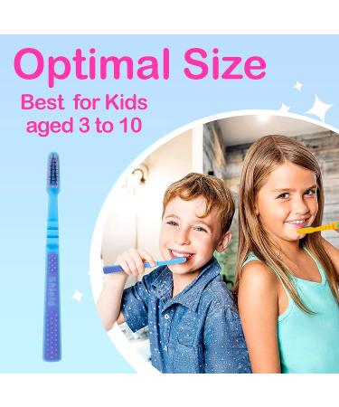 Shield Care Flex Junior Toothbrush - Super Soft Bristles for Maximum Oral Care - 4 Colors, 4 Count - Kids' Dental Hygiene Essential - Buy Online on GoSupps.com