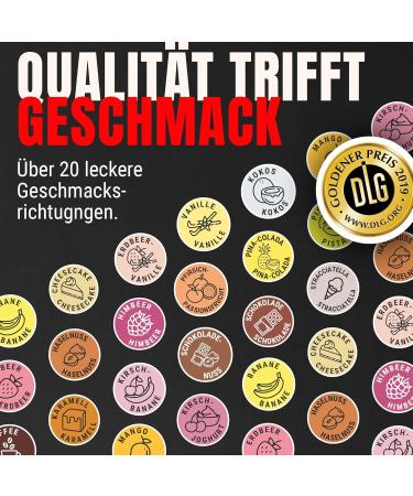 Powerstar Super Hi Pro 128 Pack - Premium Multi-Component Protein Powder | German Quality | 5 x 1000g Mixed Flavors | Optimize Your Fitness Goals - Buy Online on GoSupps.com