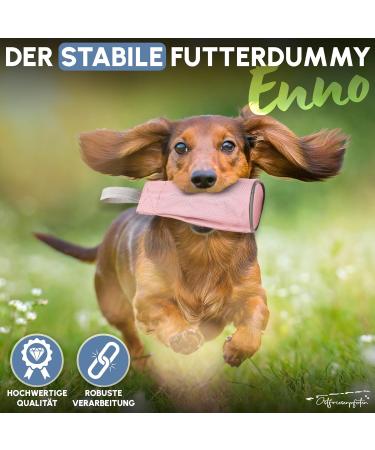 Ostfriesenpfoten Durable Dog Food Bag Enno - Washable No Metal Eyelets Old Pink Size S | Perfect for All Breeds | Includes Agility Training eBook - Buy Online on GoSupps.com