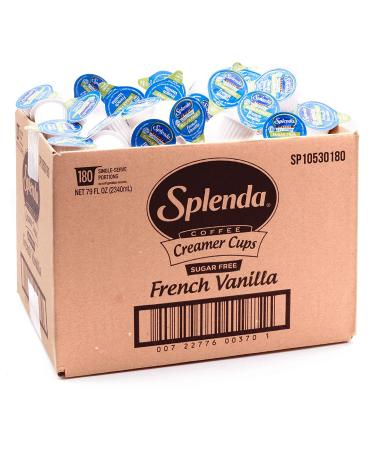 SPLENDA Sugar Free French Vanilla Coffee Creamer Cups - 180 Count - Buy Online on GoSupps.com