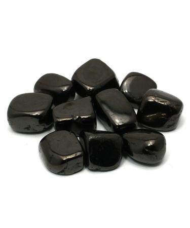 CrystalAge Jet Tumble Stone (20-25mm) - Single Stone 1