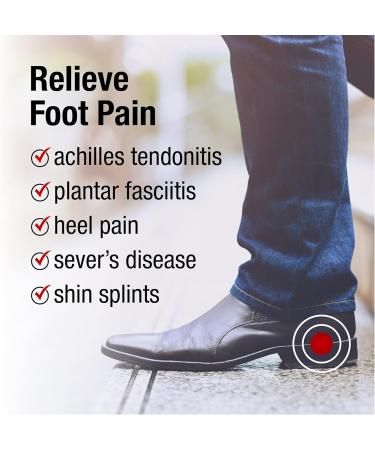 Achilles Tendonitis Inserts for Foot Pain Relief | Heel Defender - Podiatrist-Designed Sport Inserts for Plantar Fasciitis & Severs Disease (Small/Medium - Buy Online on GoSupps.com