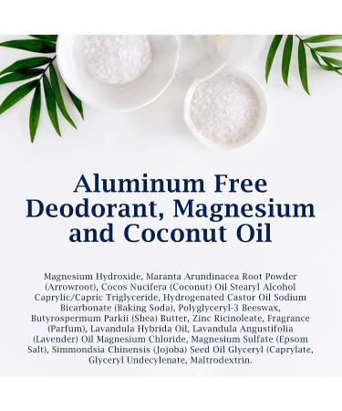 Dr Teal's Coconut Oil Deodorant 2.65 oz - Aluminum, Paraben, and Phthalate Free - Buy Online on GoSupps.com
