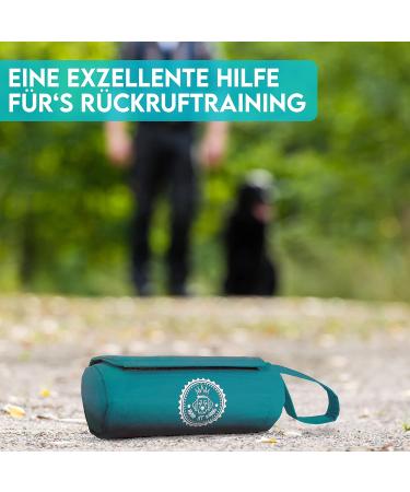Dog is K nig Feed Bag for Dogs - Dummy for Training | Includes Treats & Training Book | Petrol Blue Training Dummy - Buy Online on GoSupps.com