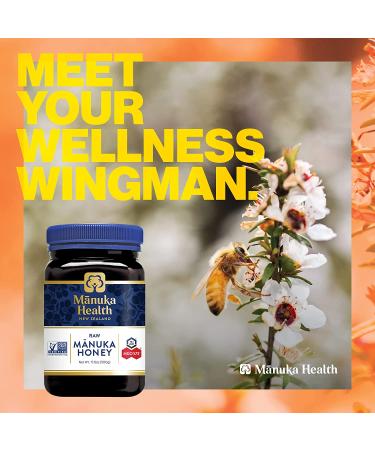 Buy Manuka Health Manuka Honey MGO 115+ 1.1 lb (500g) - Pure & Natural - Buy Online on GoSupps.com