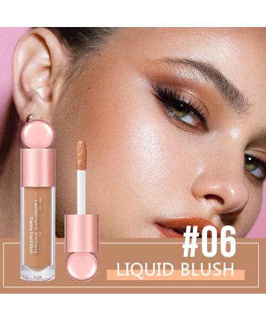 Highlighter - Lightweight Velvet Makeup | Waterproof Velvet Cheek Tint for Cheeks Eyes Lips Long-Lfor Girls Uaxiu 06# - Buy Online on GoSupps.com