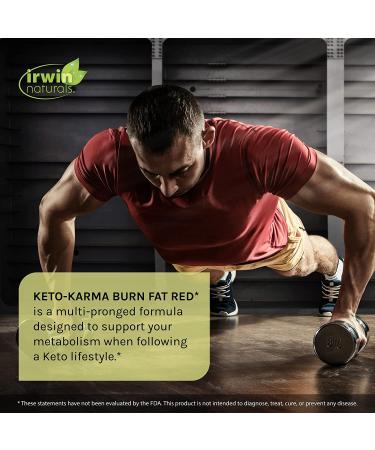 Irwin Naturals Keto-Karma Burn Fat Red - 72 Liquid Soft-Gels for Weight Loss - Buy Online on GoSupps.com