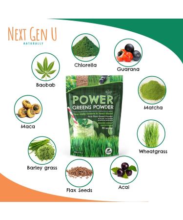 NGU Super Greens Powder 150g: Vegan Clean Detox Superfood | Antioxidant Immune Support Supplement with Vitamin C, A, Calcium & Potassium - Buy Online on GoSupps.com