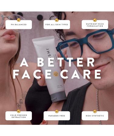 GOSHI Super Vitamin Face Wash for All Skin Types 4 oz - Infused with Vitamin E, Cold-Pressed Sesame Oil, Macadamia and More Plant Extracts - Made in Japan - Buy Online on GoSupps.com