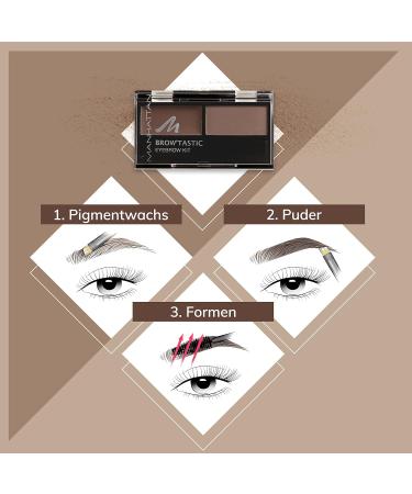 Buy Manhattan Brow'tstic Eyebrow Kit - Blondy Brow 001 - Eyebrow Wax & Powder Set for Perfectly Shaped Eyebrows - International Shipping Available - Buy Online on GoSupps.com