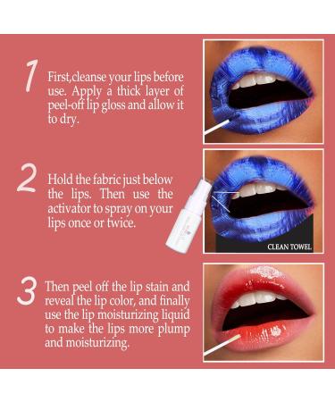 GL-TURELIFES Peel Off Red Lip Gloss Set - Long Lasting Waterproof Lipstick Kit with Stain & Moisturizer | International Shipping Available - Buy Online on GoSupps.com