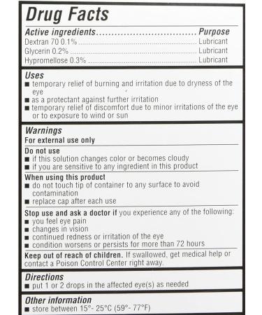 GenTeal Tears Lubricant Eye Drops Twin Pack - 0.5 Fl Oz x 2 - Buy Online on GoSupps.com